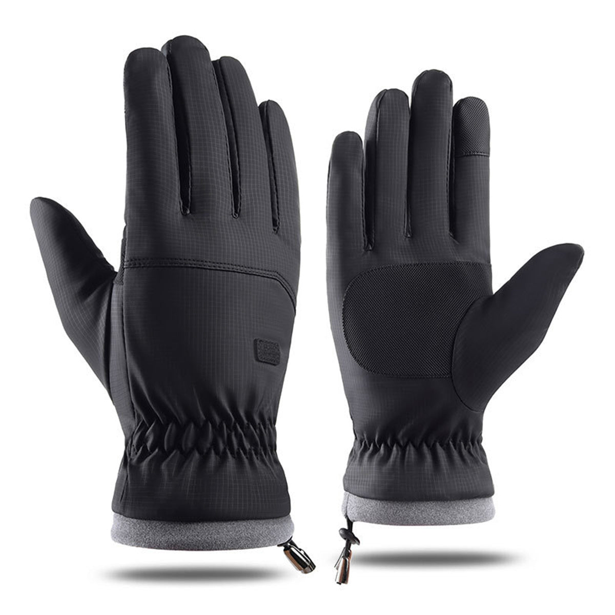 Men's Autumn And Winter Thickened Outdoor Sports Skiing Cycling Touch Screen Gloves