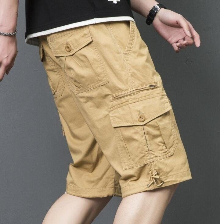 Men's Multi Pocket Casual Cargo Shorts