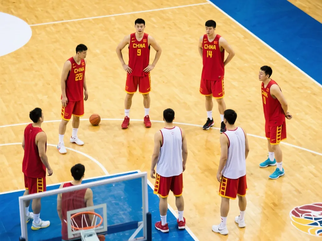 中国男篮集训